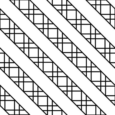 Abstract geometric black and white hipster fashion pillow patternのイラスト素材