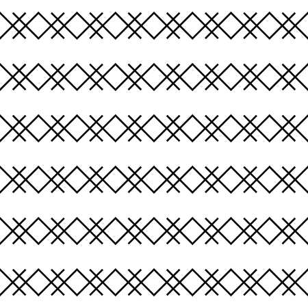 Abstract geometric black and white hipster fashion pillow patternのイラスト素材