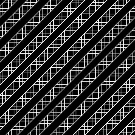 Abstract geometric black and white hipster fashion pillow patternのイラスト素材