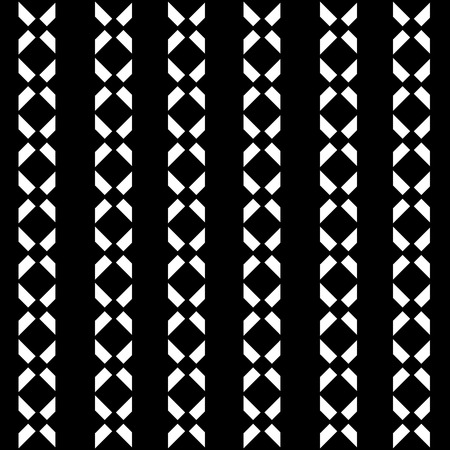 Abstract geometric black and white hipster fashion pillow pattern