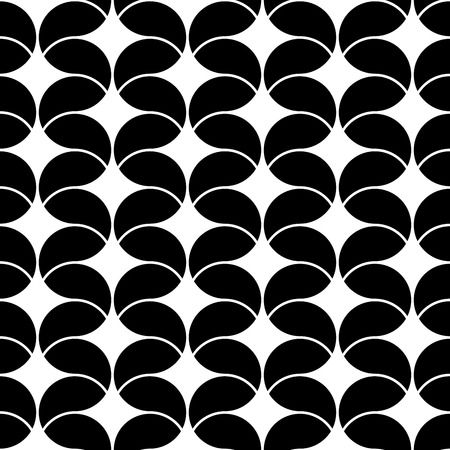 Abstract geometric black and white hipster fashion pillow patternのイラスト素材