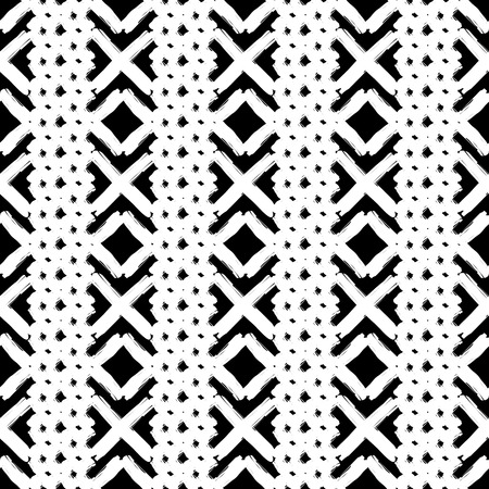 Abstract geometry black and white hipster fashion pillow boho pattern