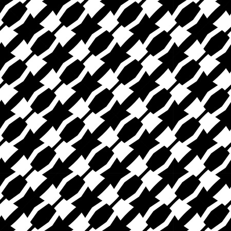 Abstract geometric black and white graphic design memphis style pattern