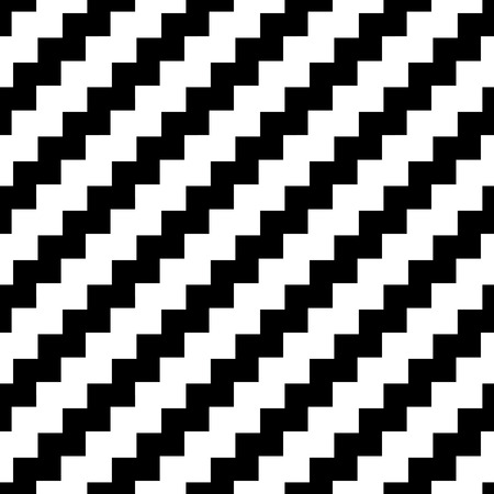 Abstract geometric black and white graphic design deco patternのイラスト素材