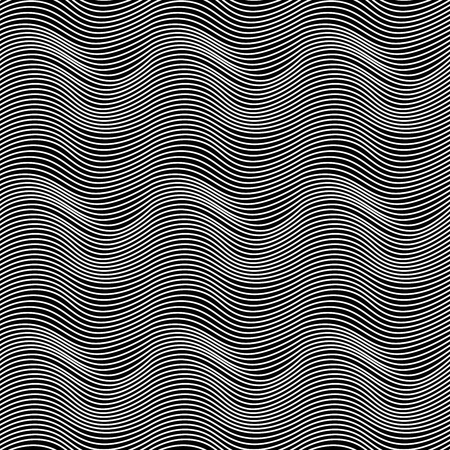 Abstract geometric black and white graphic design print weave patternのイラスト素材