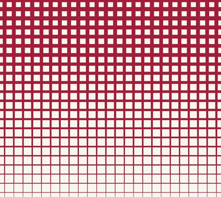 Abstract geometric red gradient square halftone patternのイラスト素材