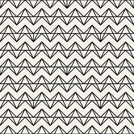 Abstract geometric black and white graphic design print patternのイラスト素材
