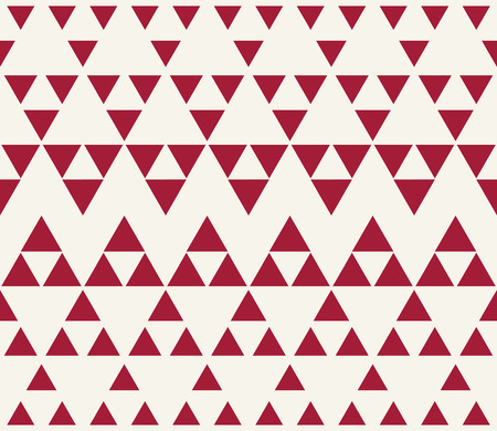 Abstract red geometric hipster fashion design print halftone triangle patternのイラスト素材
