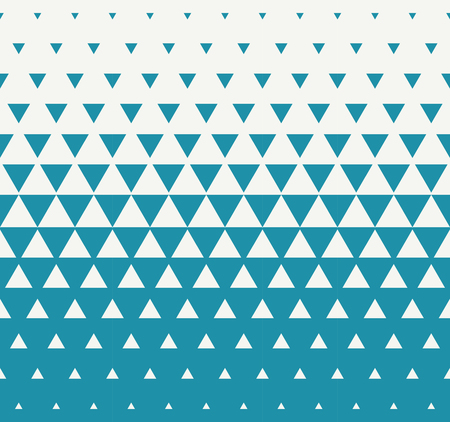Abstract geometric blue graphic design print triangle halftone patternのイラスト素材
