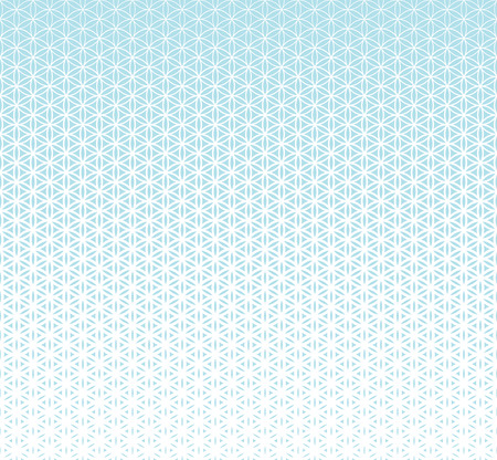 Abstract sacred geometry blue gradient flower of life halftone   patternのイラスト素材