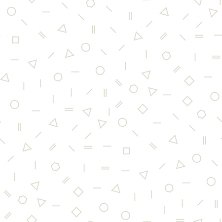 Abstract geometric gray memphis fashion design subtle patternのイラスト素材