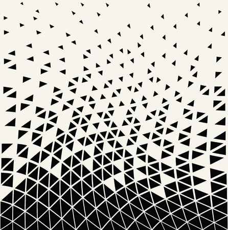 abstracet geometric halftone triangle trippy seamless pattern backgroundのイラスト素材