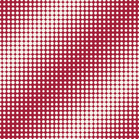 circles halftone seamless geometric gradient red  patternのイラスト素材