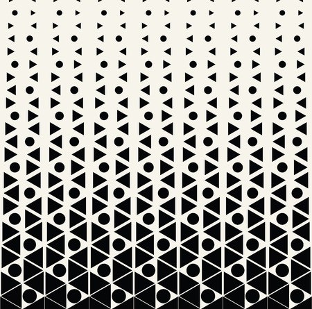 abstract geometric halftone triangle gradient pattern backgroundのイラスト素材