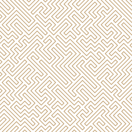 Vector graphic abstract geometry  maze pattern. golden seamless geometric background . subtle pillow and bed sheet design. unique art deco. hipster fashion printのイラスト素材