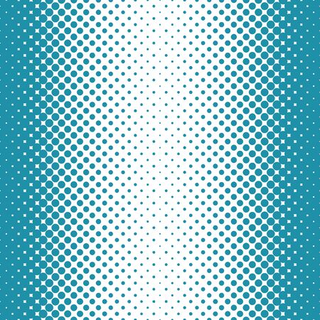 Circles halftone seamless geometric gradient blue  patternのイラスト素材