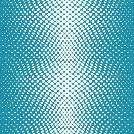 Circles halftone seamless geometric gradient blue  patternのイラスト素材