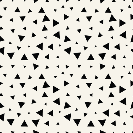 minimal Graphic geometric triangle seamless memphis patternのイラスト素材