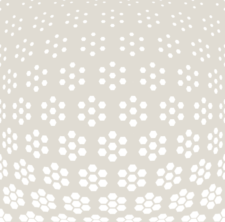 geometric hexagon seamless vector halftone pattern background