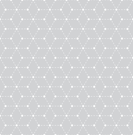 sacred geometry grid graphic deco hexagon dashed patternのイラスト素材