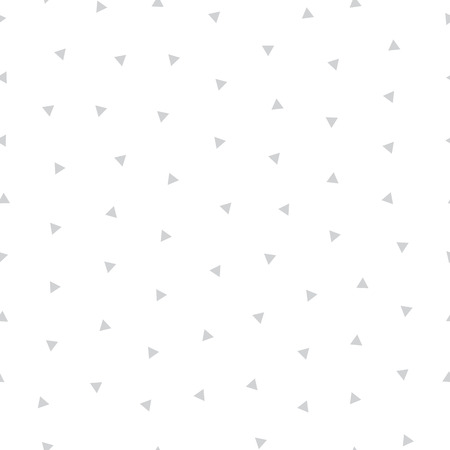 minimal graphic geometric triangle seamless memphis patternのイラスト素材