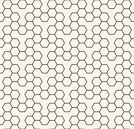 vector geometric hexagon seamless pattern backgroundのイラスト素材