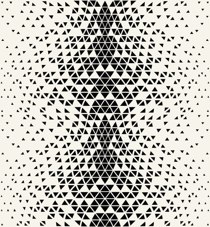 abstract seamless geometric triangle vector patternのイラスト素材