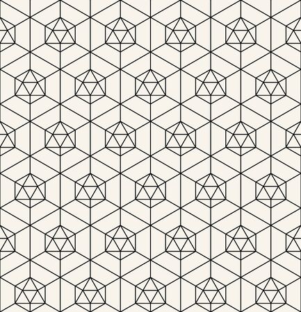 geometric patternのイラスト素材