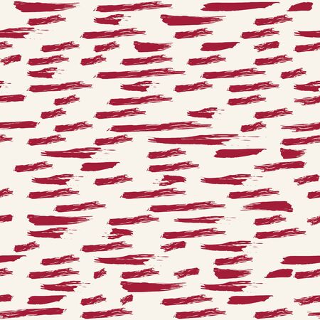 paint brush memphis deco art seamless patternのイラスト素材