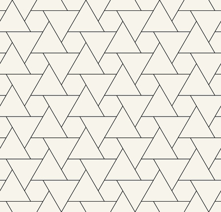 seamless geometric triangle hexagon grid patternのイラスト素材