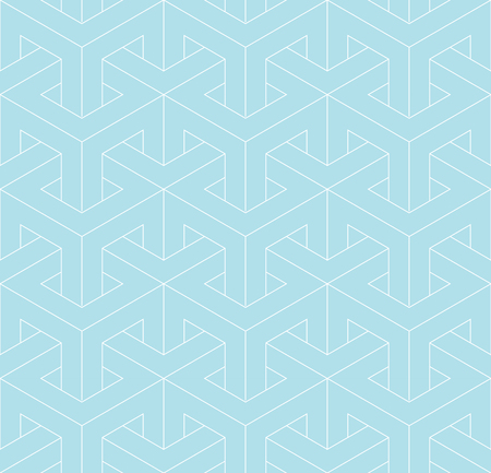 Abstract seamless geometric Y grid patternのイラスト素材