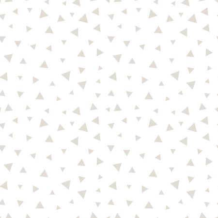 Memphis style triangle seamless pattern vector illustration.のイラスト素材