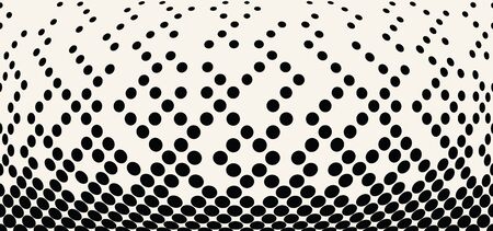 abstract halftone geometric vector patterのイラスト素材