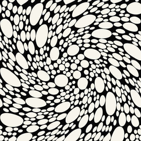 abstract seamless geometric decorative vector circle patternのイラスト素材