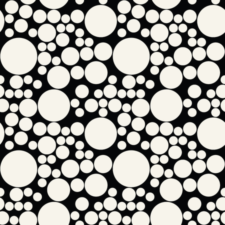 abstract seamless geometric decorative vector circle patternのイラスト素材
