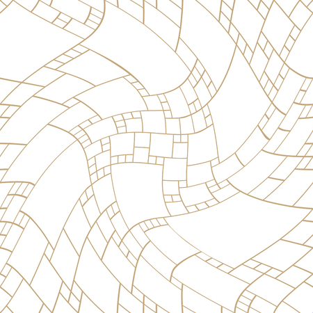 abstract seamless geometric decorative vector square patternのイラスト素材