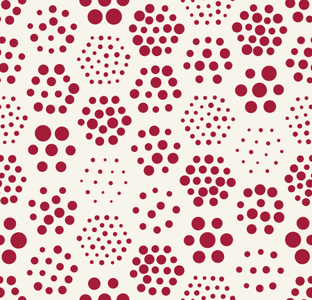 geometric hexagon seamless pattern dot designのイラスト素材