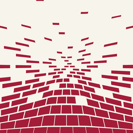 abstract seamless geometric wall pattern vector backgroundのイラスト素材