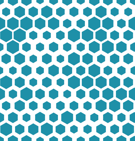 hexagon halftone seamless minimal design pattern, geometric background print textureのイラスト素材