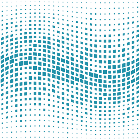 square halftone seamless pattern, minimal geometric background border textureのイラスト素材