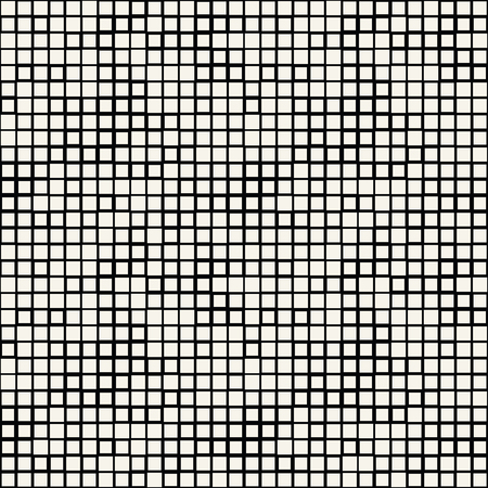 square halftone seamless pattern, minimal geometric background print textureのイラスト素材