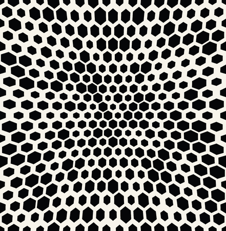 hexagon trippy seamless pattern, minimal geometric background print textureのイラスト素材