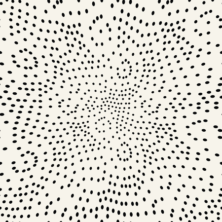 abstract seamless geometric decorative vector dotpatternのイラスト素材