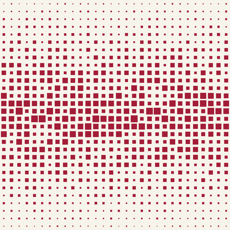 square halftone seamless pattern, minimal geometric background border textureのイラスト素材