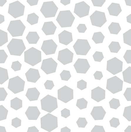 hexagon halftone seamless minimal design pattern, geometric background print textureのイラスト素材
