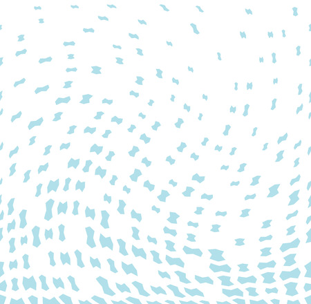 halftone geometric border pattern vectorのイラスト素材