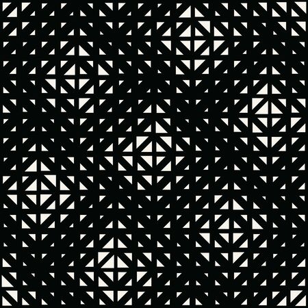 abstract seamless geometric triangle vector pattern, modern background texture, trendy fashion pillow designのイラスト素材