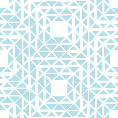 abstract seamless geometric triangle vector pattern, modern background texture, trendy fashion pillow designのイラスト素材