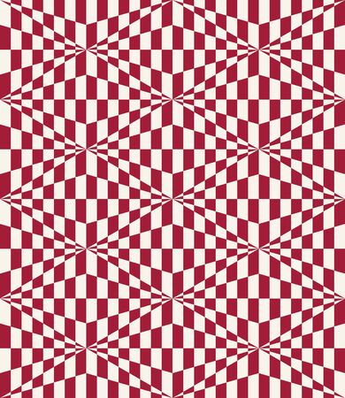 abstract geometric trippy pattern for seamless background, simple minimalist graphic , retro decoration and fabricのイラスト素材