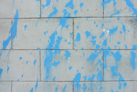 Old blue plaster wall  backgroundの写真素材